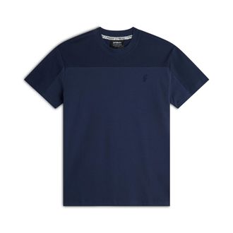 Freddy T-shirt in Uomo con Carr&eacute; e Maniche in Tessuto Waffle