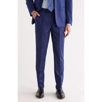 Elie Tahari Slim Fit Dress Pants in Navy at Nordstrom Rack, Size 32 X 32