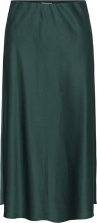 Saint Tropez Rokken, Dames, Groen, XL, Midi Rok