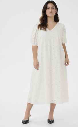 Kaffe Curve Jurk A-shape Chalk white