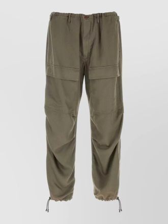 Magliano lyocell cargo trousers relaxed fit zip