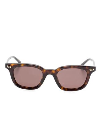 Gucci Interlocking G zonnebril - Bruin