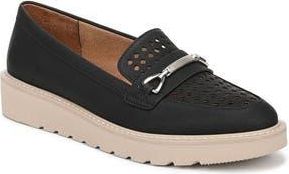 Naturalizer Elin Perforated Loafer Sneaker in Black Perforated Faux Leather at Nordstrom Rack, Size 6.5