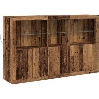 vidaXL Vidaxl - Vitrina Madera vieja 162 x 37 x 100 cm Madera contrachapada