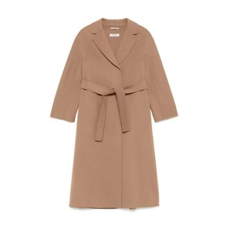 Max Mara Dames, Mantels, Bruin, Maat: XS Wol