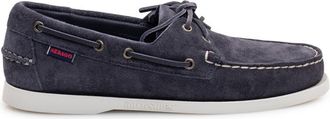 Sebago Navy Blue Suede Loafers