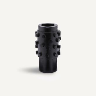 AM.PM Vaas in gezwart mangohout, H28 cm, Daipur