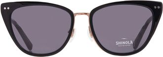Shinola Grey Cat Eye Ladies Sunglasses SH2700S 001 55