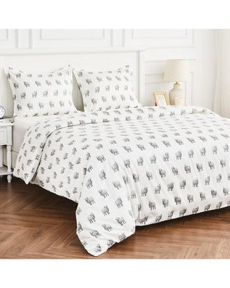 Melange Home M&eacute;lange Home 400 Thread Count Sheep Duvet Set