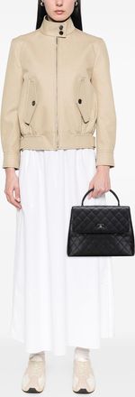 Chanel Pre-owned Womens Timeless Kelly Quilted Leather Bag - Black - One Size