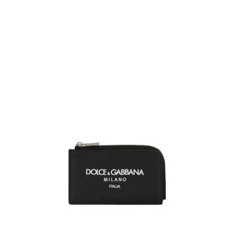 Dolce & Gabbana Estuche con cremallera y logo - Accessories - Hombre - Negro - ONE SIZE