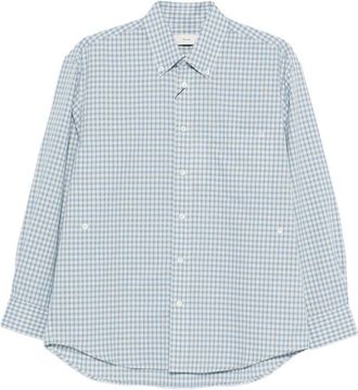 Dunst geruit katoenen overhemd