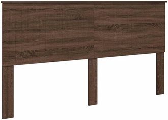 vidaXL Cabecero Con Cabecera Roble Marr&oacute;n 180 Cm Madera Contrachapada Vidaxl