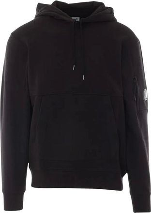 C.P. Company C.P. Company - Sudadera con capucha Diagonal Raised Fleece - Sweatshirts & Hoodies - Hombre - Negro - S