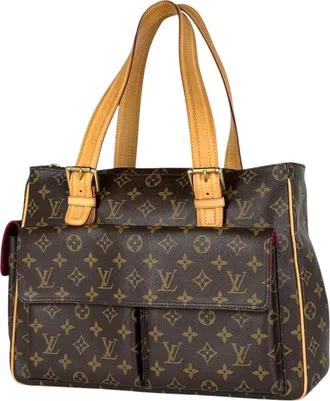 Louis Vuitton Brown Monogram Handbag Tote Bag (Pre-Owned)