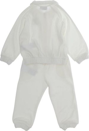 Moschino Unisex Girls Tracksuit Set White Cotton Sets