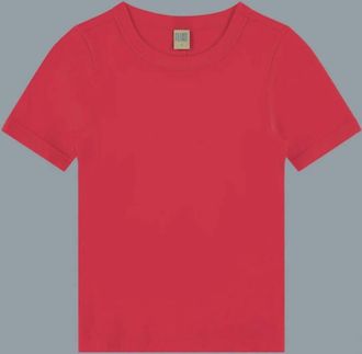Flore Flore Womens Car Tee In Raspberry