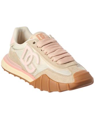 Dolce & Gabbana Dnu Inv Dolce & Gabbana Nylon & Suede Sneaker