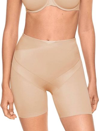 Miraclesuit Instant Tummy Tuck Waistline Shorts In Beige