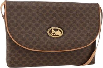Celine Pre-owned Cross Body Bags, female, Brown, Size: ONE SIZE Pre-owned Vintage Shoulder Bag
