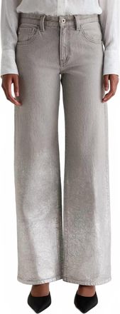 AG - Adriano Goldschmied Adria Low Rise Jean In Silver Myst