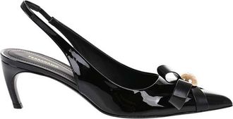 Ferragamo Black Brilda Pumps