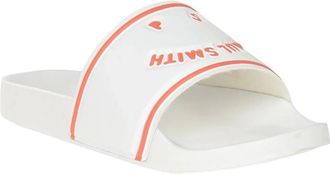 Paul Smith M2SSUM17HRUB Sandal Mens White Orange Slip-On Slide JOBB1879