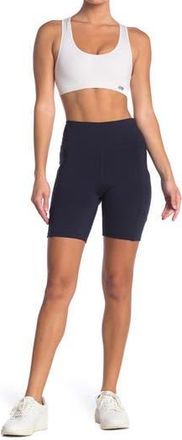 Marika Lucy High Waist Bike Shorts in Midnight Blue at Nordstrom Rack, Size X-Large