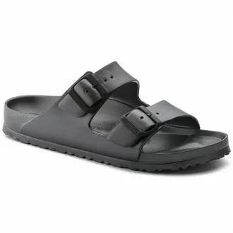 Birkenstock Womens Arizona Essentials Eva Sandals In Metallic Anthracite