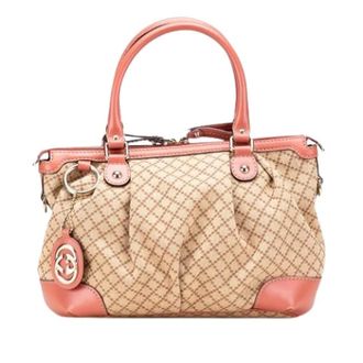 Gucci Pre-owned Handbags, female, Pink, Size: ONE SIZE Pre-owned Sukey