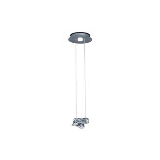 Netlighting Nido Pendant 25cm Round 1 + 1 Lights 6W + 5W LED 3000K 800lm Chrome in Grey