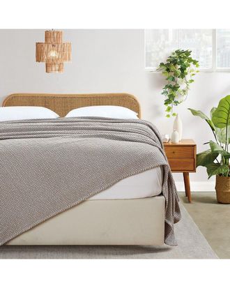 Melange Home M&eacute;lange Home Herringbone Cotton Blanket