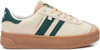 Xti Womens Casual Sneakers In Light Beige/green