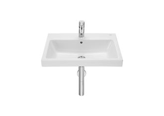 Roca Roca - Lavabo De Porcelana Mural Blanco The Gap Medidas: 600x460x175 Mm