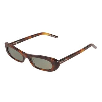Saint Laurent Sunglasses, unisex, Brown, Size: 53 MM SL 557 Shade Sunglasses