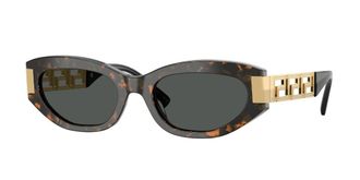 Versace VE4501 552887 Womens Sunglasses Tortoiseshell Size 54