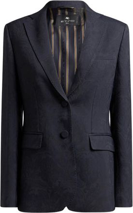 Etro Blazer Con Stampa Paisley-Donna