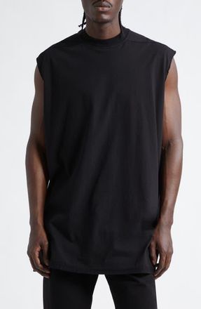 Rick Owens Tarp T Longline Sleeveless T-Shirt in Black at Nordstrom, Size Medium