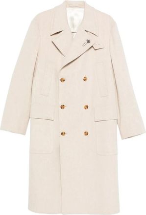 Lardini Stijlvolle Jas voor Mannen - Heren - Mantel - Beige - L - Jassen