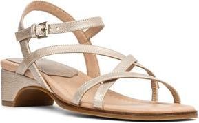 Donald J Pliner Cesilia Sandal in Platinum at Nordstrom Rack, Size 8.5