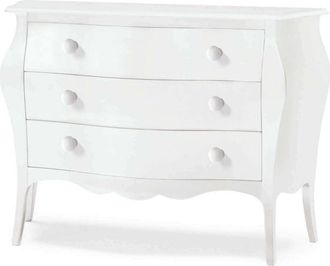 Milani Home JALEN - comò in legno massello bombato