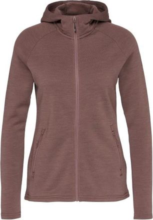 Stoic MerinoFleece240 ForseSt. Zip Hoody Merinohoodie f&uuml;r Damen | braun
