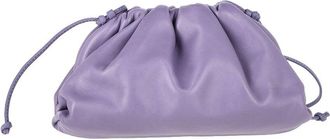 Bottega Veneta Pastel Purple Lambskin Leather Mini Pouch (Authentic Pre-Loved)