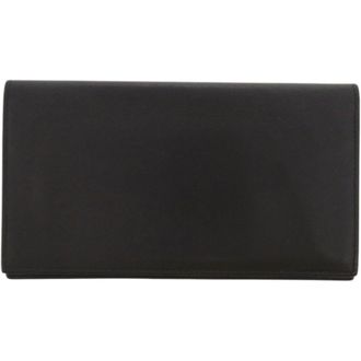 Herm&egrave;s Blue Indigo Navy Swift Leather Long Wallet (Bi-Fold) (Pre-Owned)