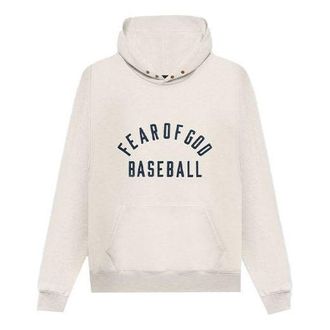 Fear of God Baseball Hoodie Cream Heather FG50-046OFL-101