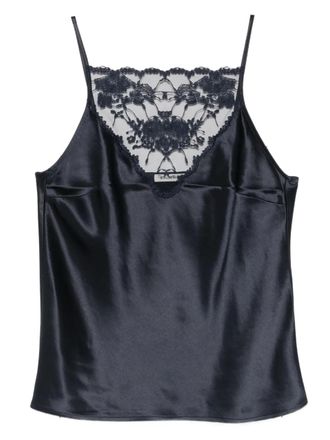 By Malene Birger Leeba lace top - Blue