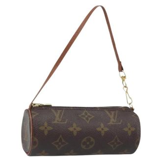 Louis Vuitton Pre-owned Mini Bags, female, Brown, Size: ONE SIZE Pre-owned Monogram Canvas Pouch