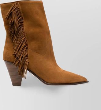 Aquazzura suede marfa ankle boots
