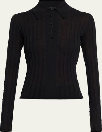 Proenza Schouler Monet Ribbed Top