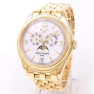 Patek Philippe Pre-owned Patek Philippe Complications Ivory Dial Mens Watch 5146/1J-001